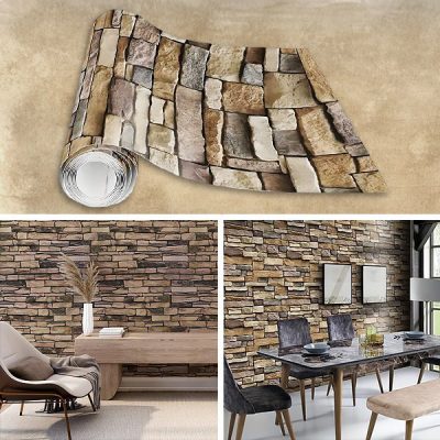 Vinilo 3D estilizado – Transformación fácil de la pared | WALLCORWRAP