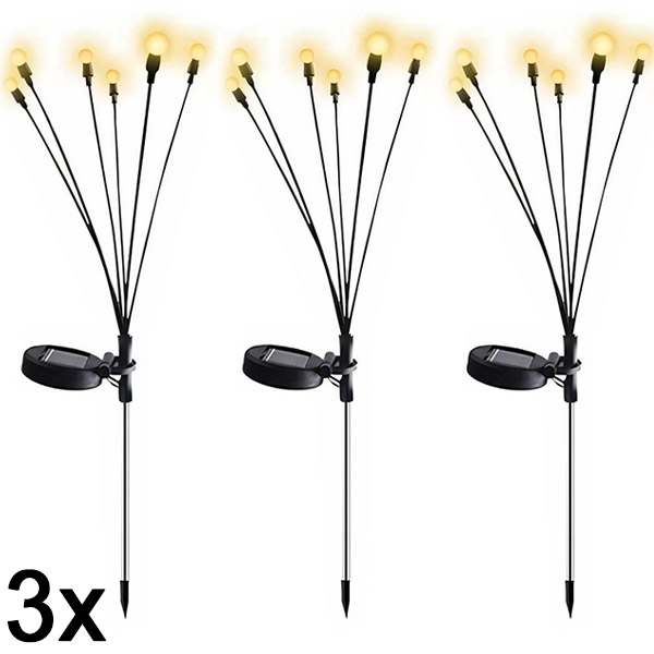 3x Lámparas solares LED | SOMPEX