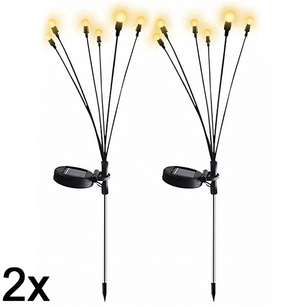 2x Lámparas solares LED | SOMPEX