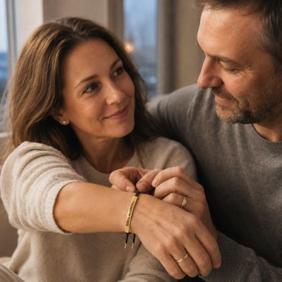 Pulsera de fe - Dios está en control, acero inoxidable | FAITHLET